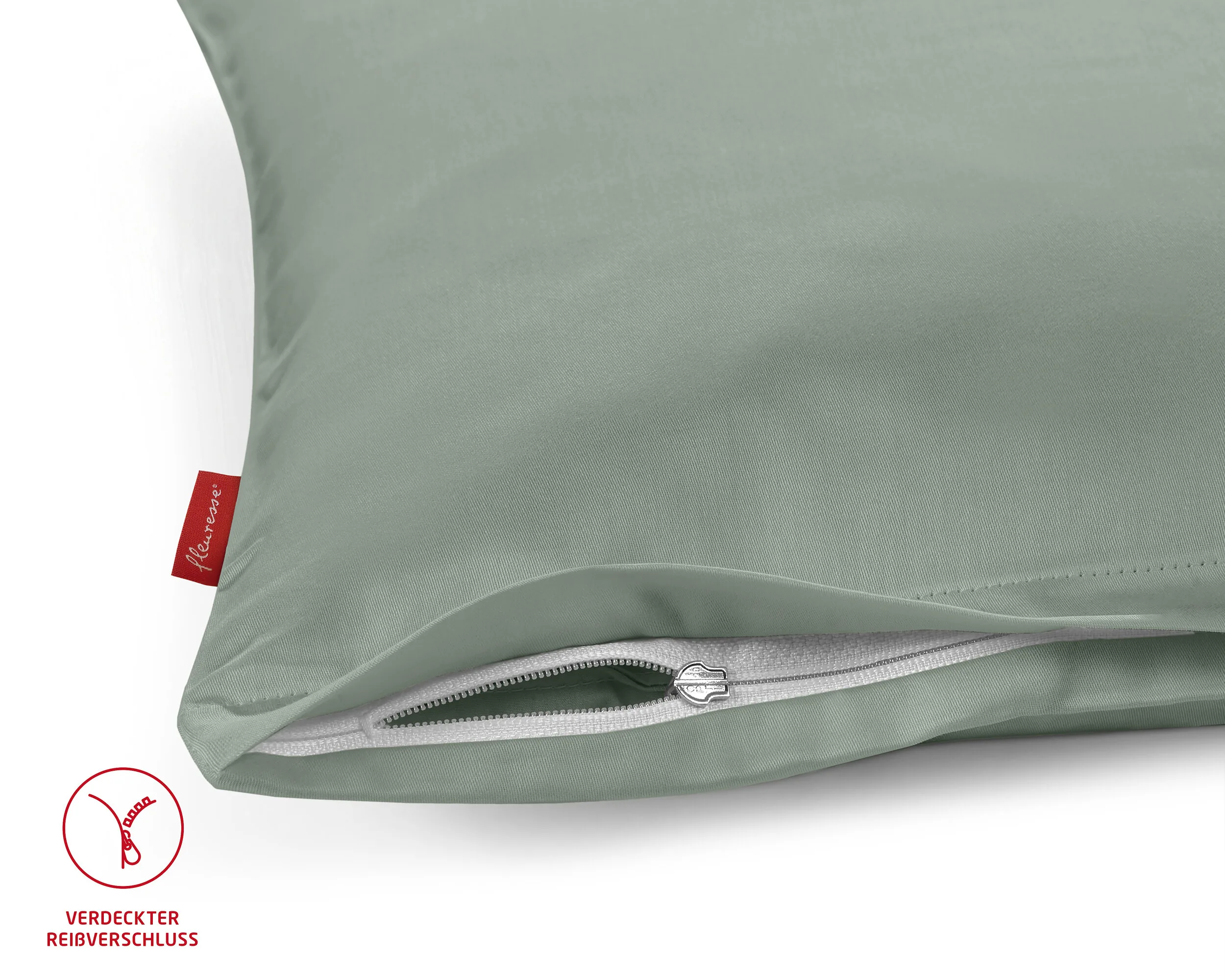 Colours 9100 Salbei – Reissverschluss