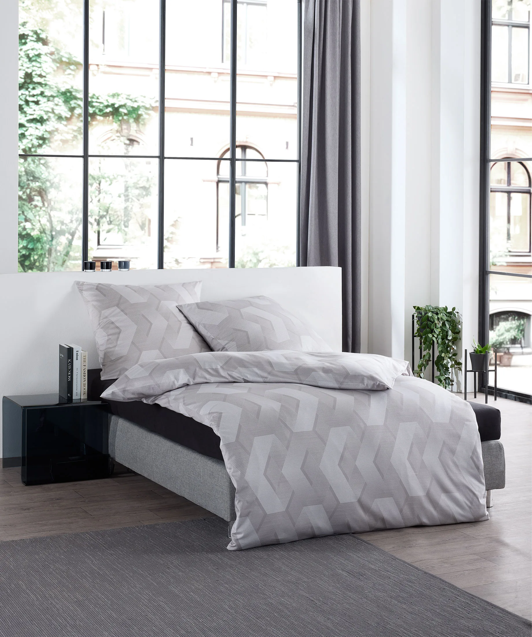 Black Premium 074597 Bettwäsche aus Interlock Jersey