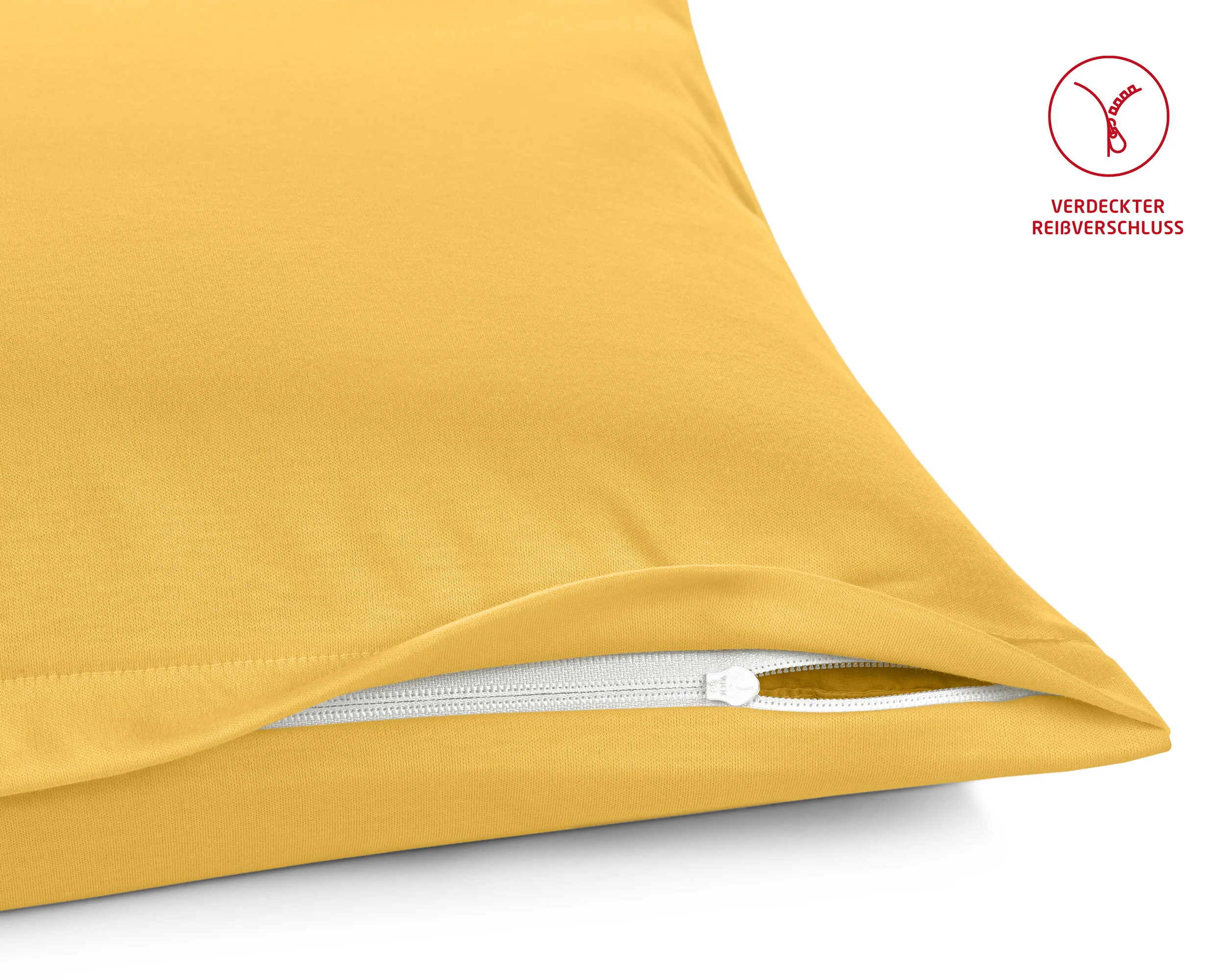Colours Interlock Jersey 9200 Sonne – Reissverschluss
