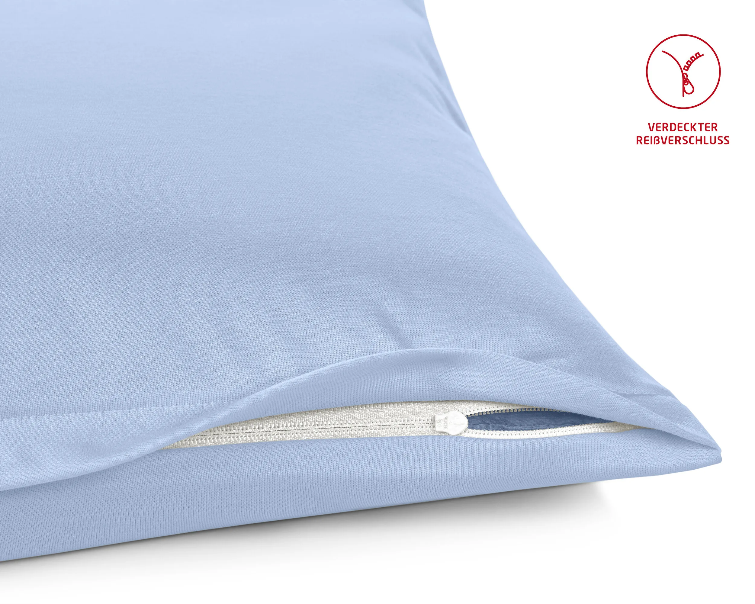 Colours Interlock Jersey 9200 Bleu – Reissverschluss
