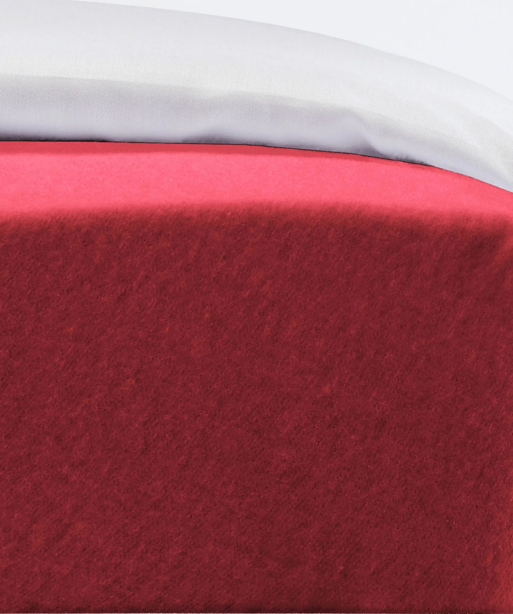 Flauschjersey Bordeaux – Detail
