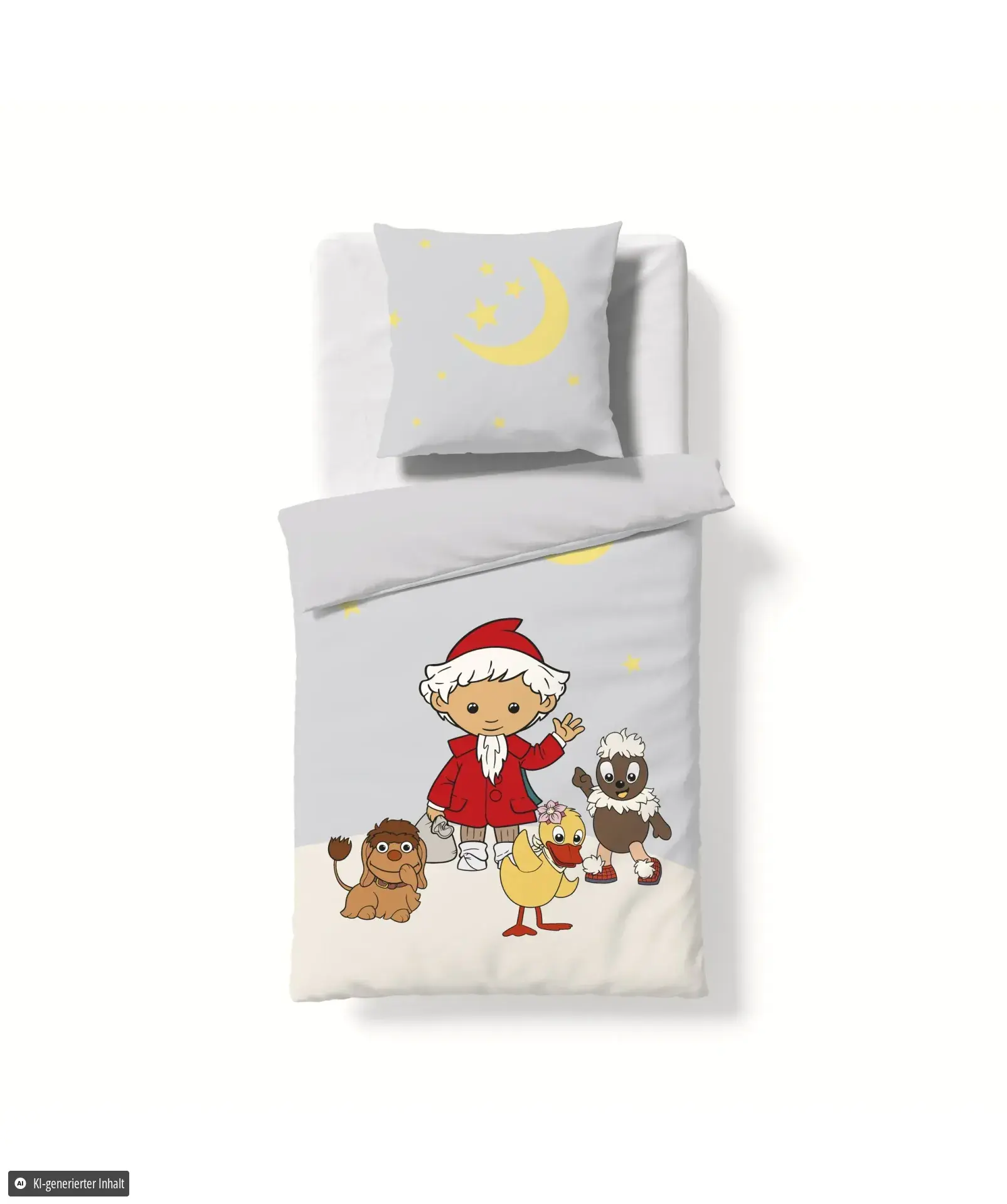 Sandmann 114624 Bettwäsche aus Mako-Satin