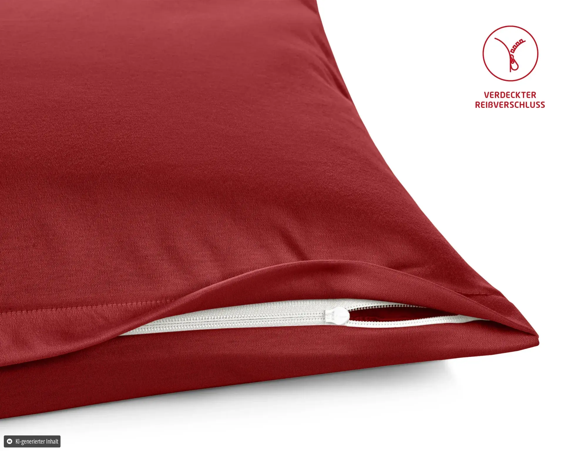 Colours Interlock Jersey 9200 Bordeaux – Reissverschluss