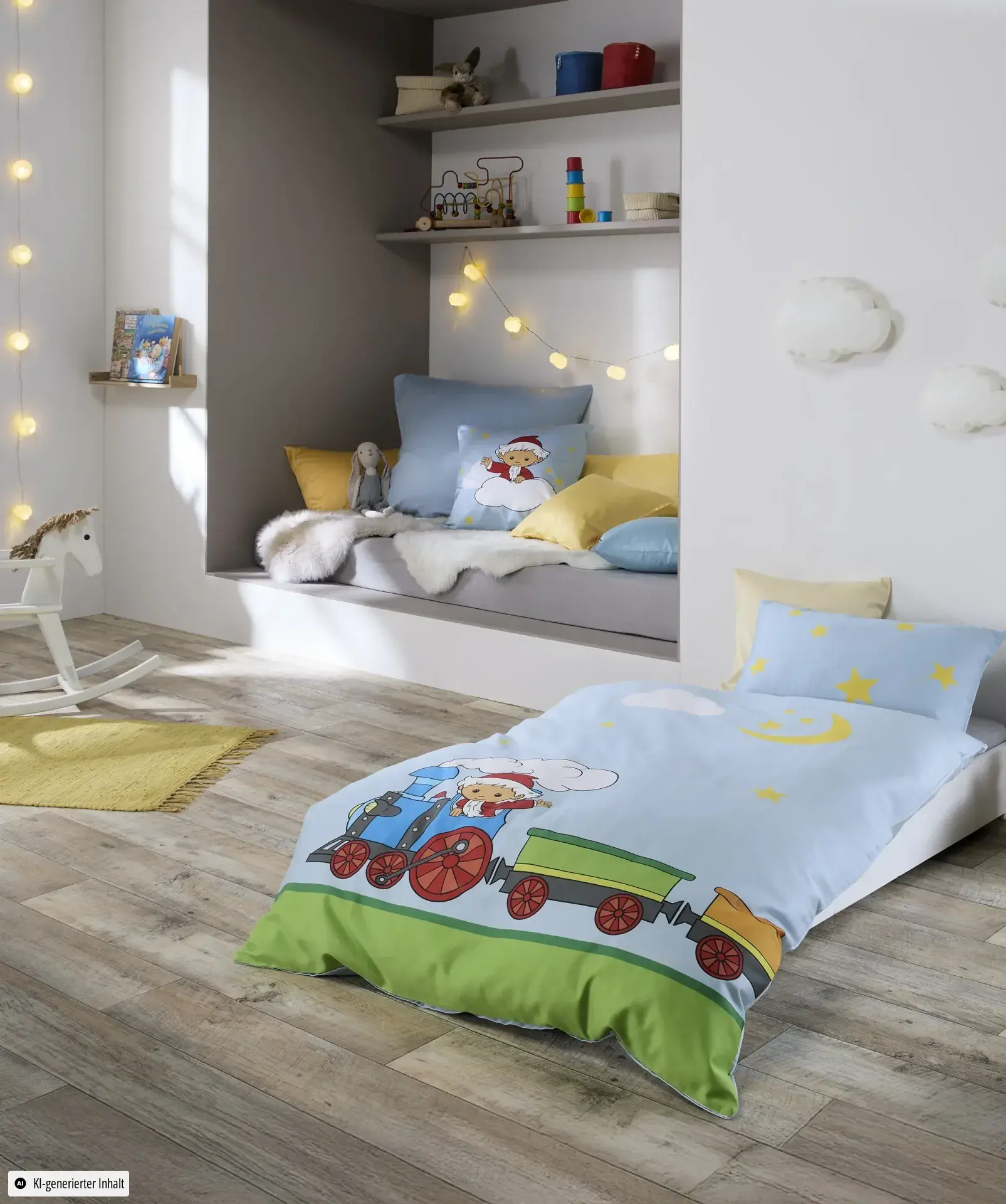 Sandmann 114622 Bettwäsche aus Mako-Satin