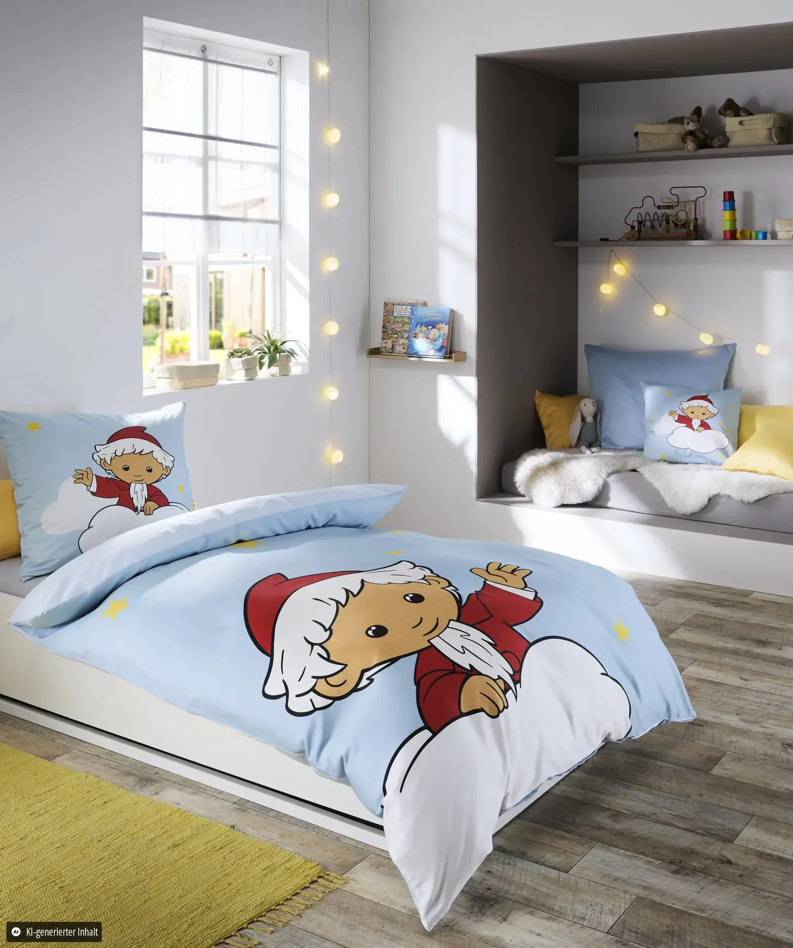 Sandmann 114621 Bettwäsche aus Mako-Satin