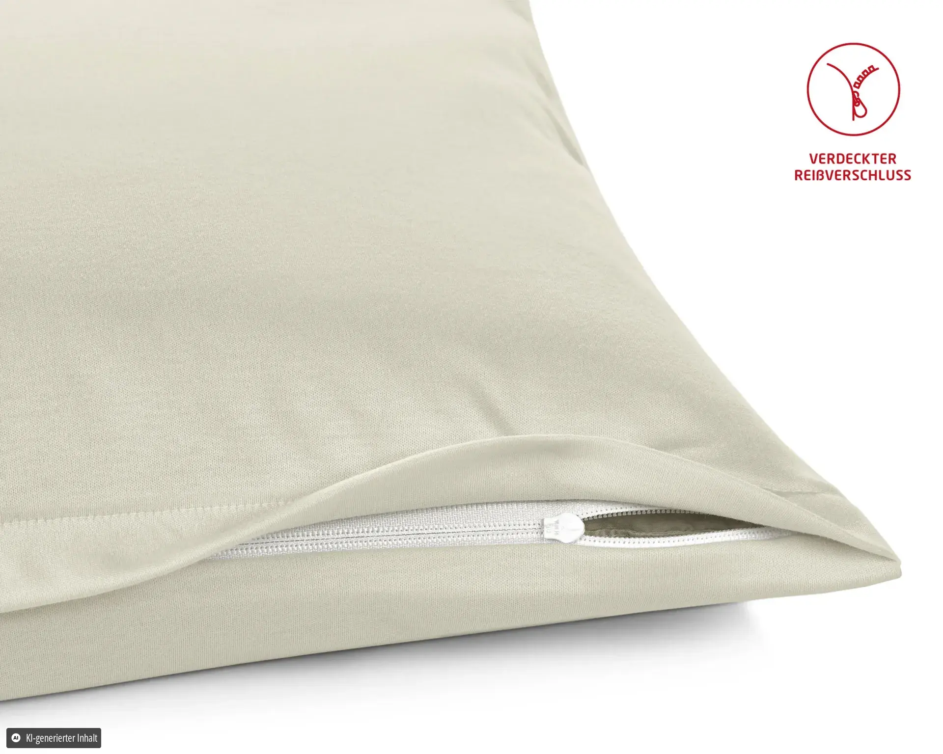 Colours Interlock Jersey 9200 Creme – Reissverschluss