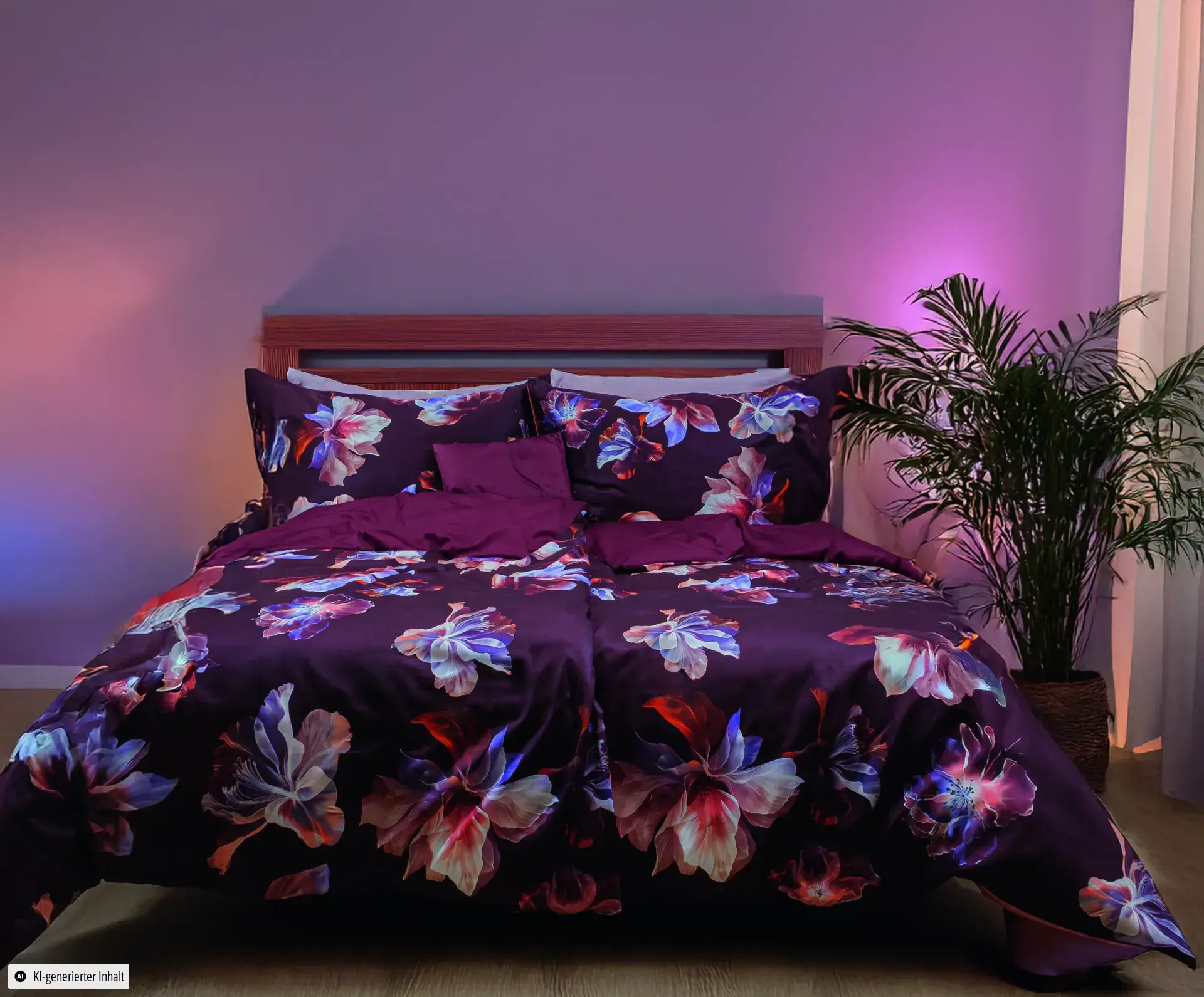 Modern Elegance Dunkelrot – Ambiente